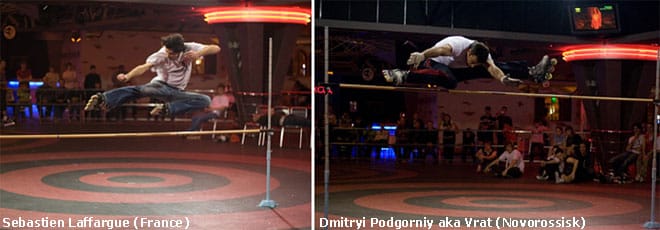 Bilan du Sea Battle 2008 à Novorossiysk (Russie) Sébastien Laffargue et Dmitryi en hauteur pure