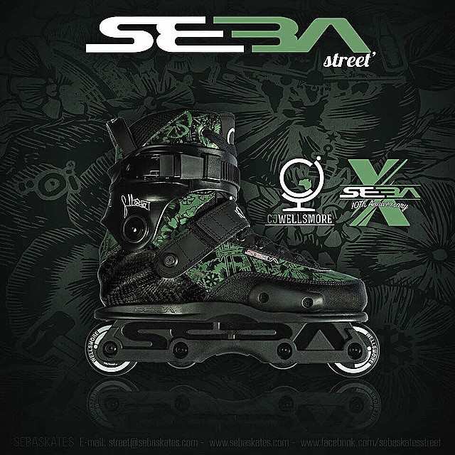 Nouveau roller street Seba CJ Wellsmore 2015