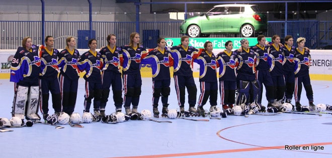 L'équipe de France femmes de roller hockey 2010