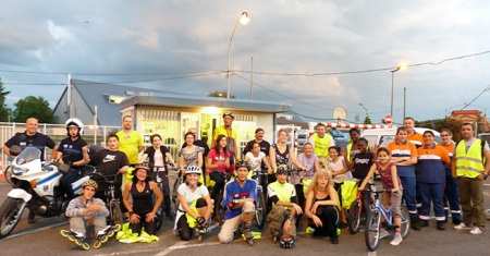 Randonnée roller nocturne de juillet 2010 à Goussainville (95)