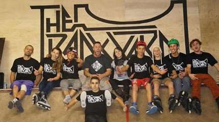 Session au Backyard skatepark (Allemagne)