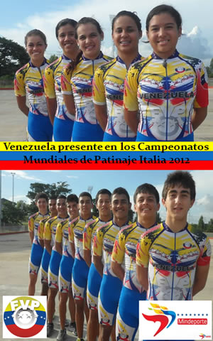 equipo venezolana patinaje velocidad