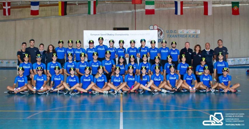 La sélection italienne pour le Championnat d'Europe de roller course 2019 La sélection italienne pour le Championnat d'Europe de roller course 2019