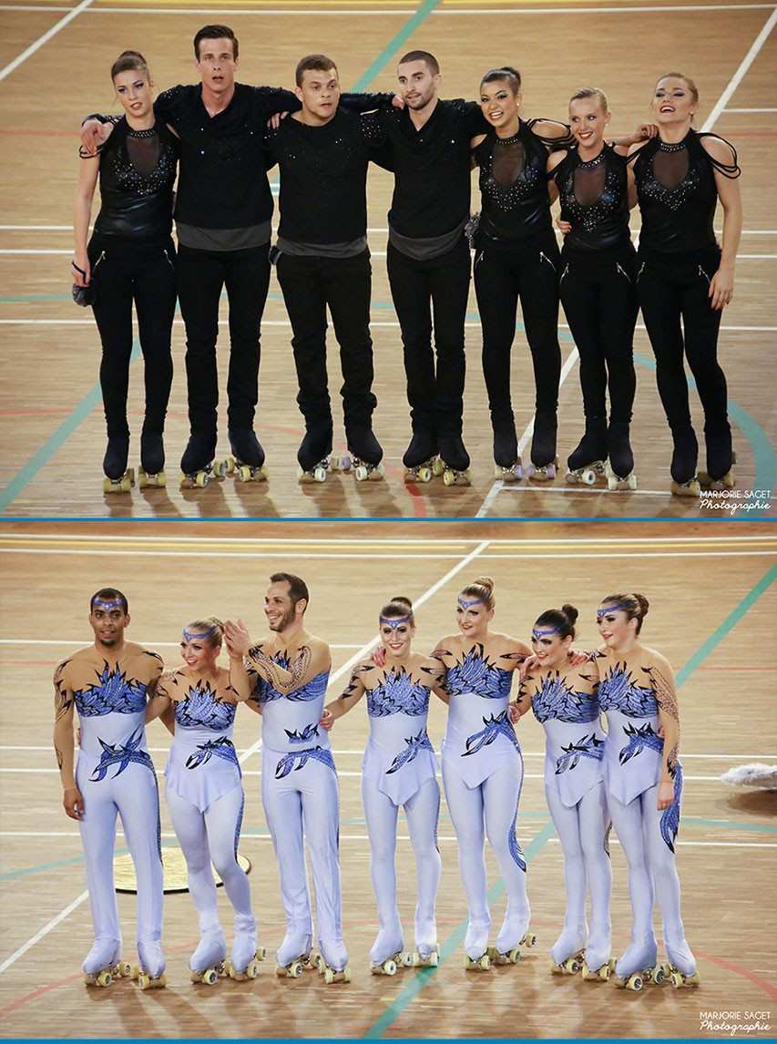 Sélection française pour le mondial de patinage de groupe 2014