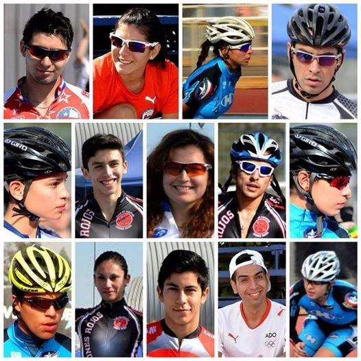 La sélection chilienne pour le mondial course 2014
