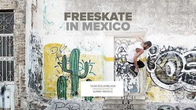 Session roller freeskate à Mexico avec l&rsquo;équipe Rollerblade