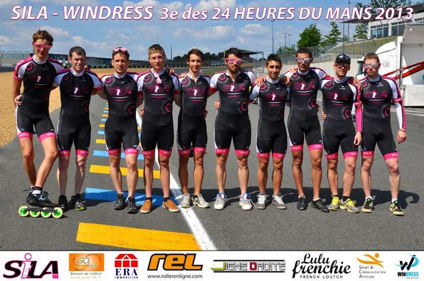 Sila Windress &#8211; 3ème des 24 Heures du Mans roller 2013
