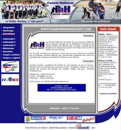Nouvelle version du site Internet du CNRILH