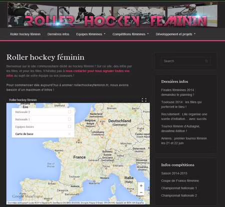 Un site de roller hockey 100% féminin