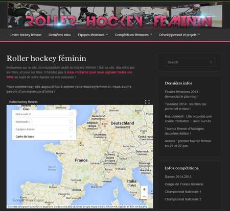 Un site de roller hockey 100% féminin