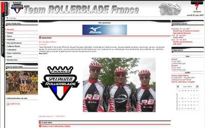 Site du team Rollerblade France