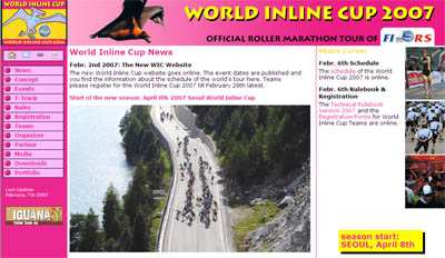 Site de la World Inline Cup 2007