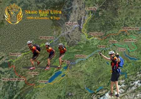 1000 km en 8 jours entre 3 pays