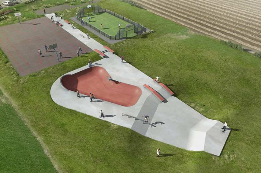 Un nouveau skatepark à Beaumont-en-Véron (37)