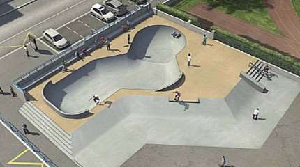 Spot : le skatepark de Bourg-en-Bresse (01)