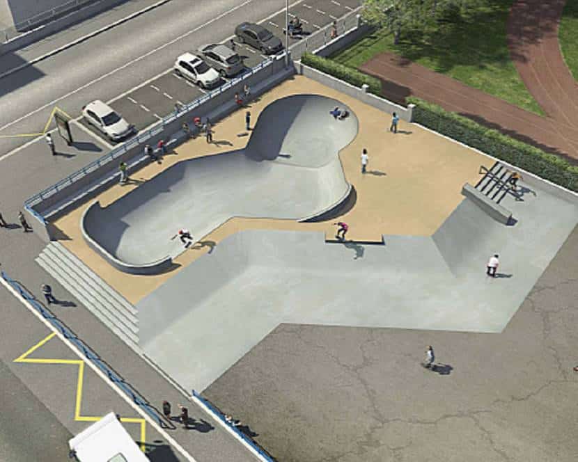 Spot : le skatepark de Bourg-en-Bresse (01)