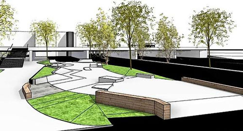 Skatepark de Buikslotermeerplein à Amsterdam