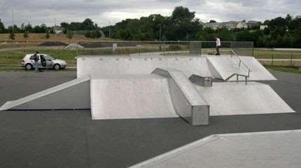 Skatepark et circuit routier de Château-Gontier (53)