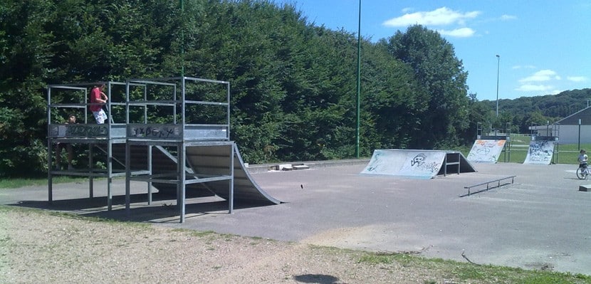 Le skatepark de Clamecy dans la Nièvre (58)