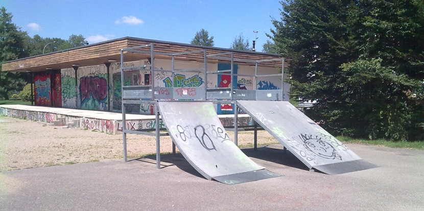 Le skatepark de Clamecy dans la Nièvre (58)