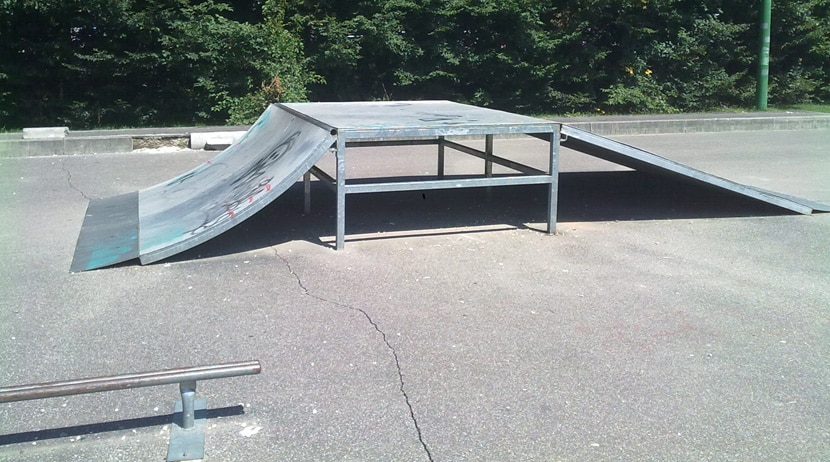 Le skatepark de Clamecy dans la Nièvre (58)