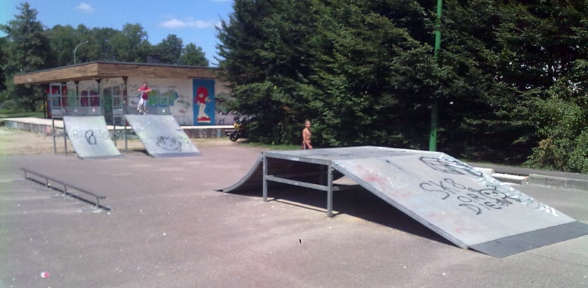 Le skatepark de Clamecy dans la Nièvre (58)