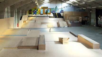 Le skatepark de la citadelle à Dunkerque (59)