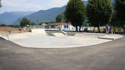 Spot : le skatepark de Frontenex (73)
