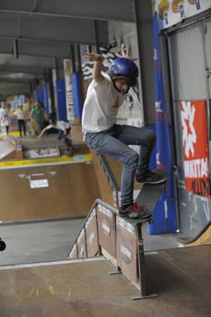 Slide sur un rail