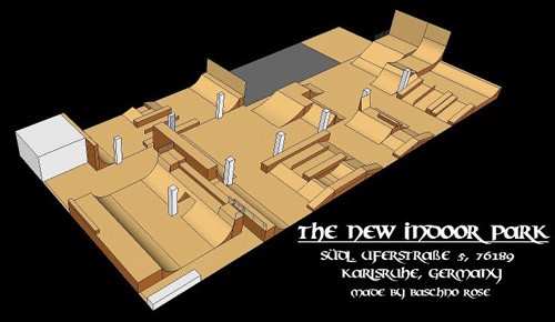 Un nouveau skatepark indoor à Karlsruhe (Allemagne)