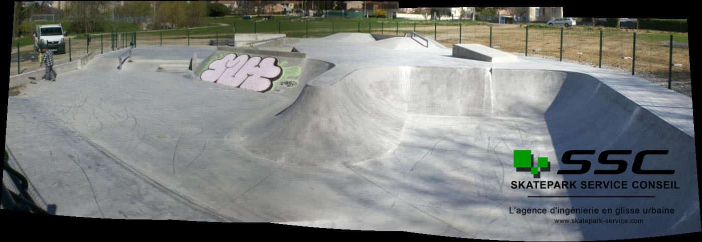 Spot : le skatepark de Manosque