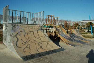 Les quarters du skatepark de Mauguio