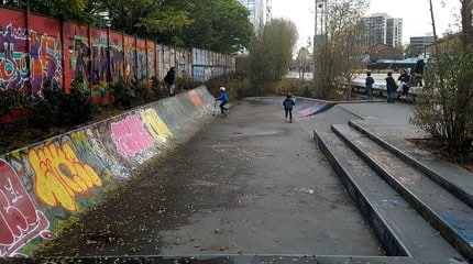 Le Skatepark Mini Longue à Pantin (93)