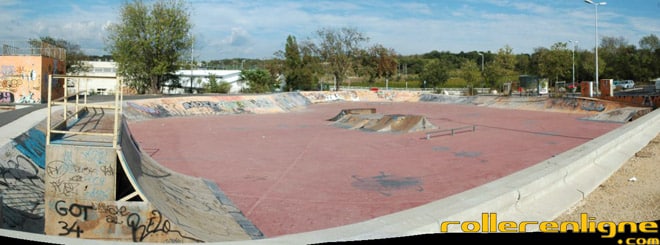 Le skatepark de la Mosson à Montpellier (34)