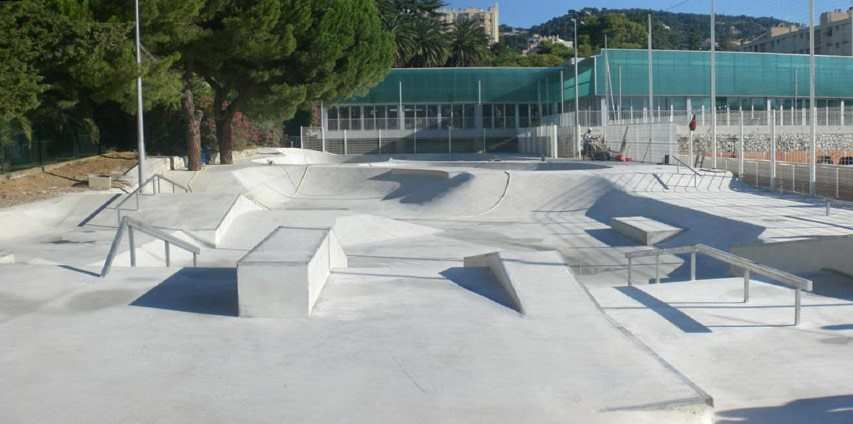 Refonte totale du skatepark de Nice Falicon (06)