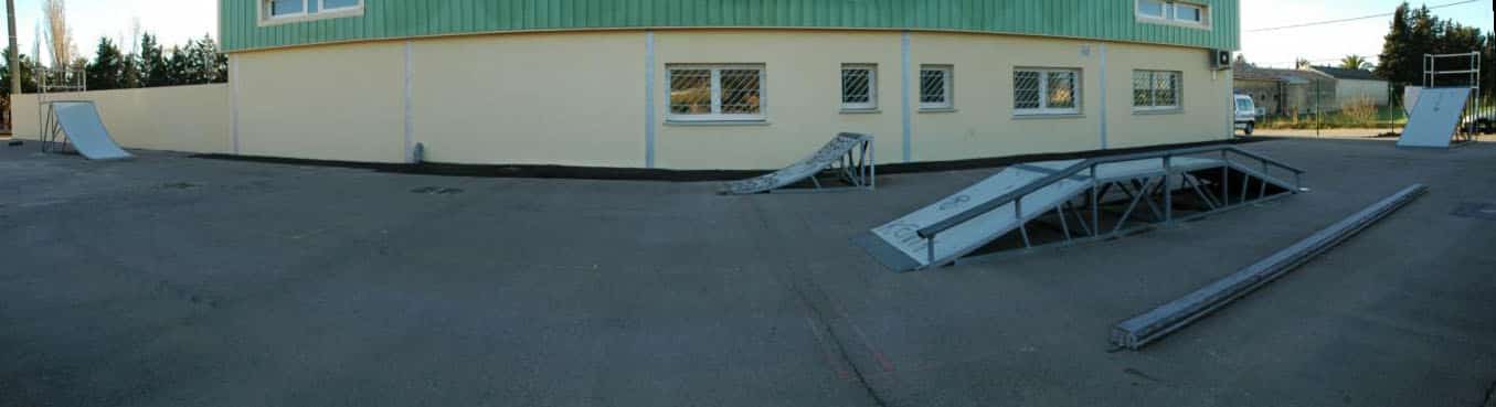 L'ancien skatepark de Saint-Aunès (34)
