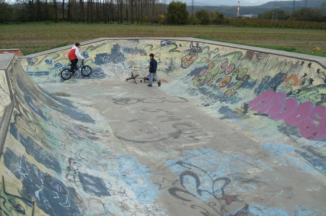 Le skatepark de Salaise-sur-Sanne (38)