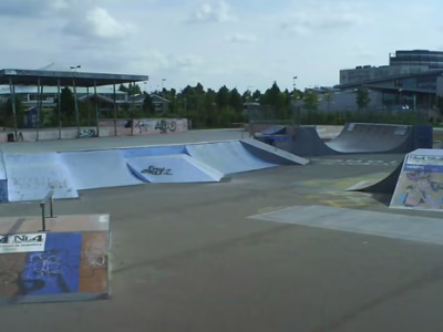 Le skatepark de Cronenbourg / La Rotonde à Strasbourg (67)