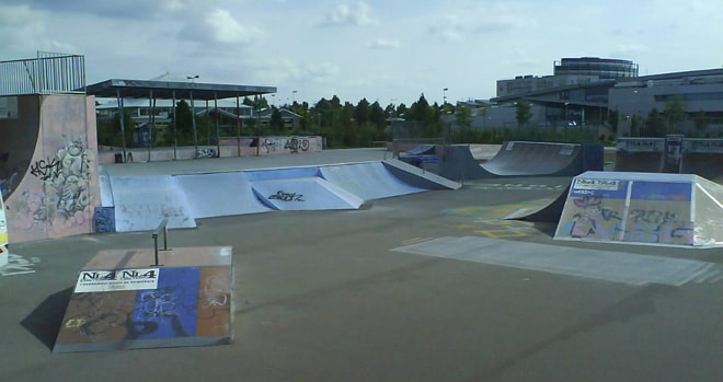Le skatepark de Cronenbourg / La Rotonde à Strasbourg (67)