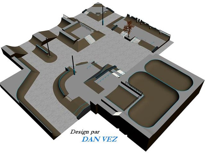 Le skatepark du Taz de Montréal (Québec, Canada)