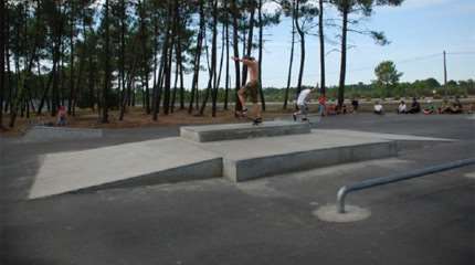 Spot : le skatepark de Cazaux &#8211; Teste-de-Buch (33)