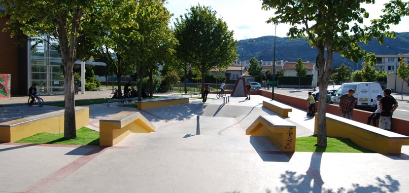 Le skatepark de Tournon sur Rhône