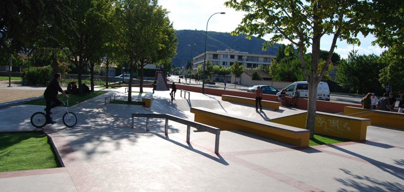 Le skatepark de Tournon sur Rhône
