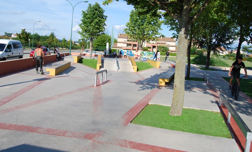 Le skatepark de Tournon sur Rhône