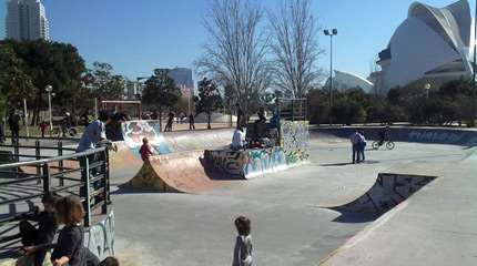 Spot : le skatepark de Valence (Espagne)