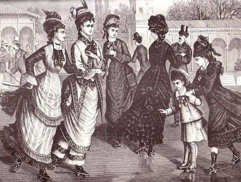 Roller Skating en 1876 Roller Skating en 1876
