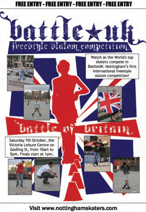 UK Battle Freestyle slalom 2006 à Nottingham (GBR)