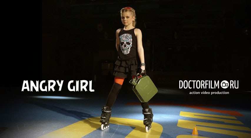 Sofia Bogdanova (Russie) est Angry Girl, la caïd du roller slalom freestyle