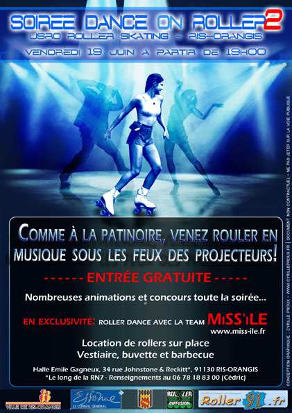 Soirée Dance on Roller 2009 à Ris-Orangis (91)
