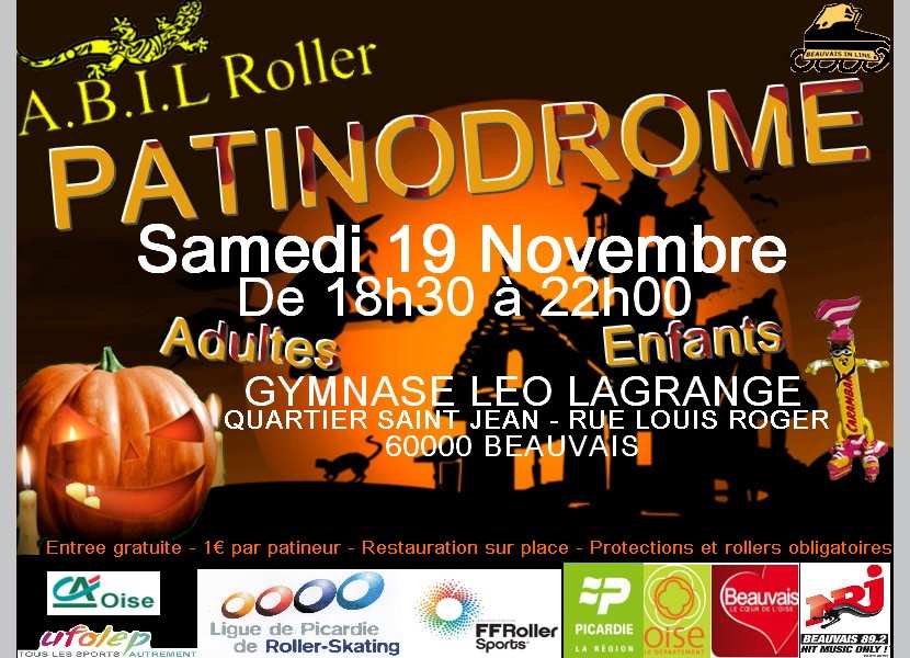 Soirée roller Halloween 2011 à Beauvais (60)
